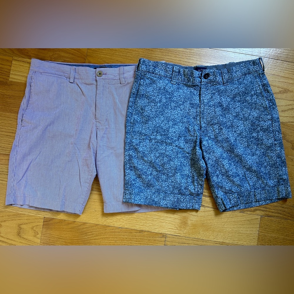 MENS j crew flex chino shorts. And banana republic SIZE 31 waist